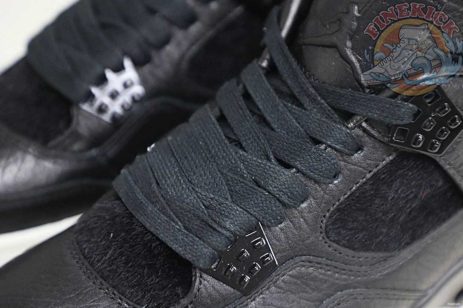 black Jordan retro Air ponyhair 4 Jordan 1018